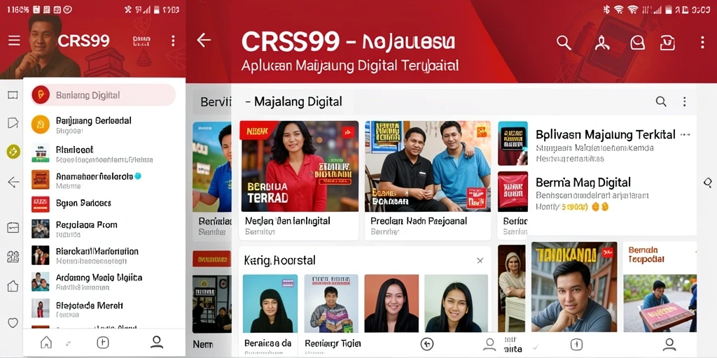 Tampilan antarmuka CRS99 yang menarik dan mudah digunakan.