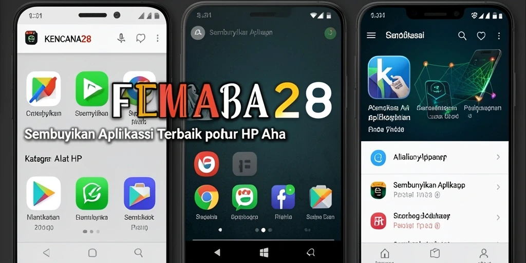 Antarmuka aplikasi KENCANA28 yang menawan untuk menyembunyikan aplikasi dengan mudah.