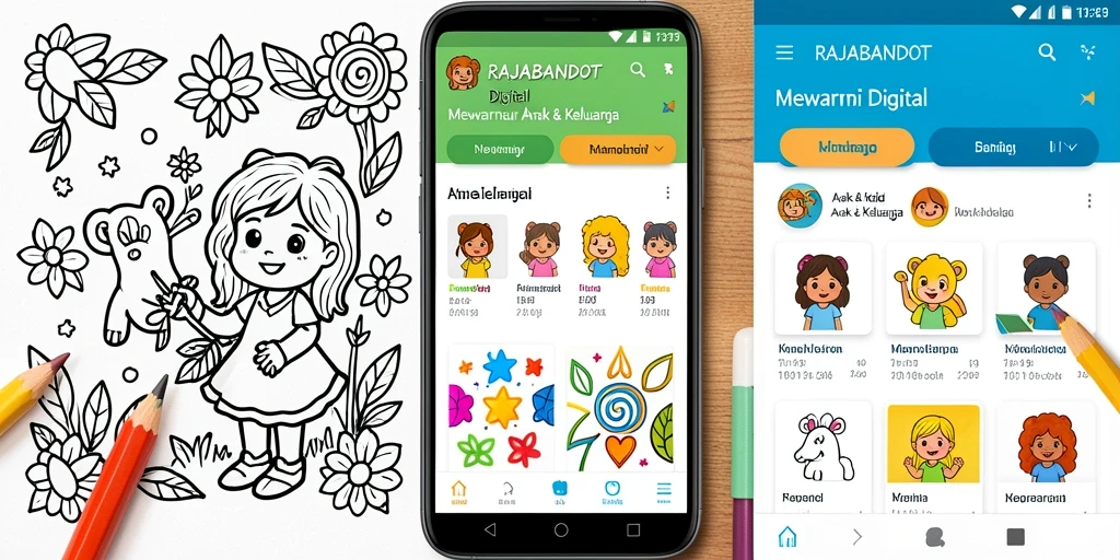 Tampilan aplikasi RAJABANDOT yang menarik dan mudah digunakan.