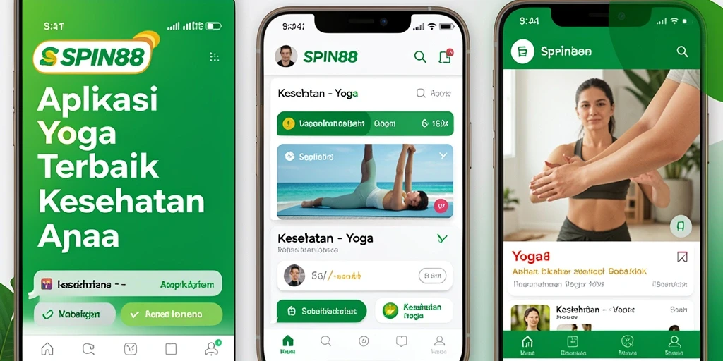 Antarmuka SPIN88 menunjukkan berbagai latihan yoga yang menarik.