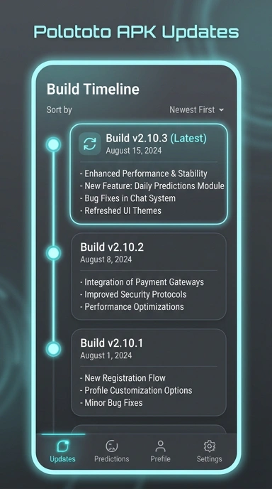 Riwayat Versi Polototo untuk Pengguna Android